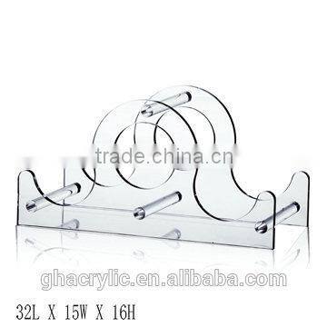 GH-RZ265 customized size Diverse acrylic wine bottle rack display holder