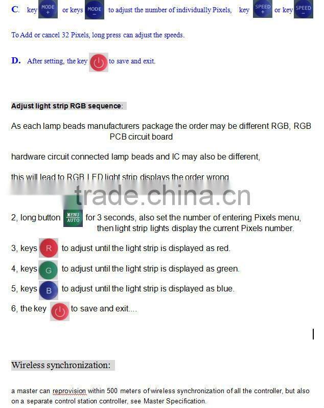 LED2013 LED mini controller 2048 Pixel MAX with Remote WS2812B