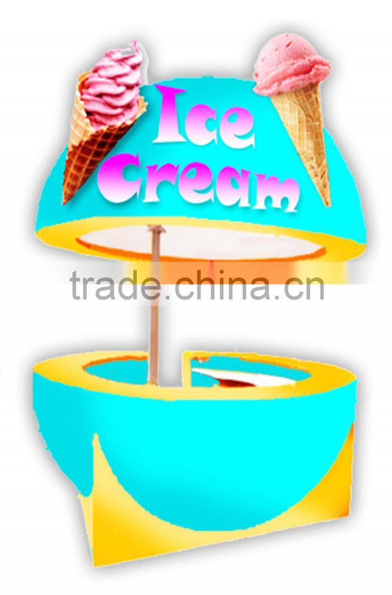 Optional Orange or Watermelon Image Outdoor Juice Kiosk for Sale