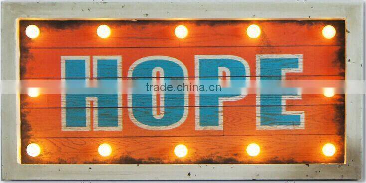 2016 Decoration Wall Art Decor with Romantic Light Modern LED Family Design