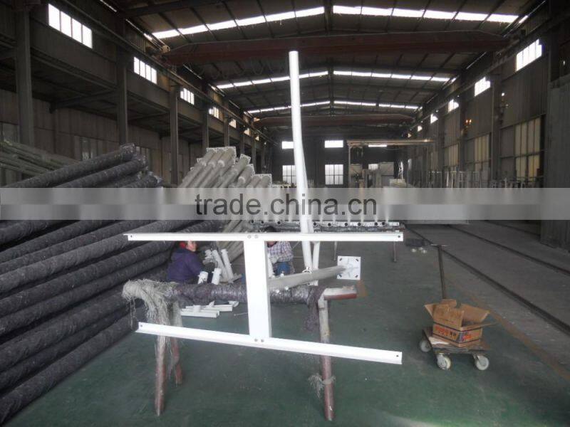 Steel solar street light pole accessories