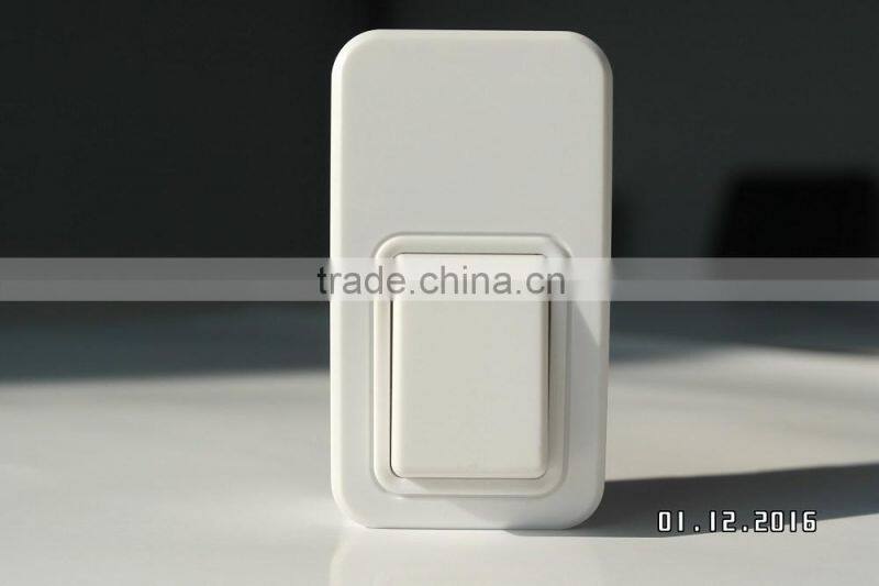 wireless doorbell with 2 receiver high-end wireless door bell outdoor wireless doorbell