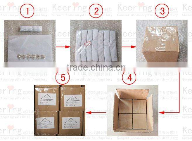 stylish zirconia chain shoe hooks WCK-781