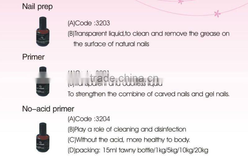 Monomer liquid combined with acrylic powder free samples to use