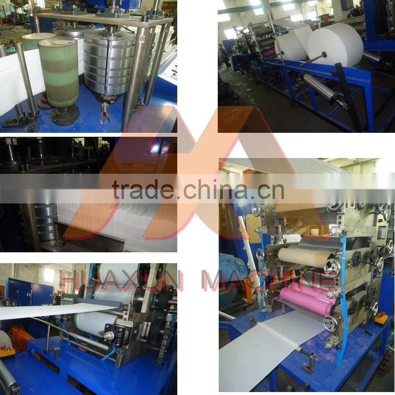 Automatic lamination folding tissue napkin paper converting machine