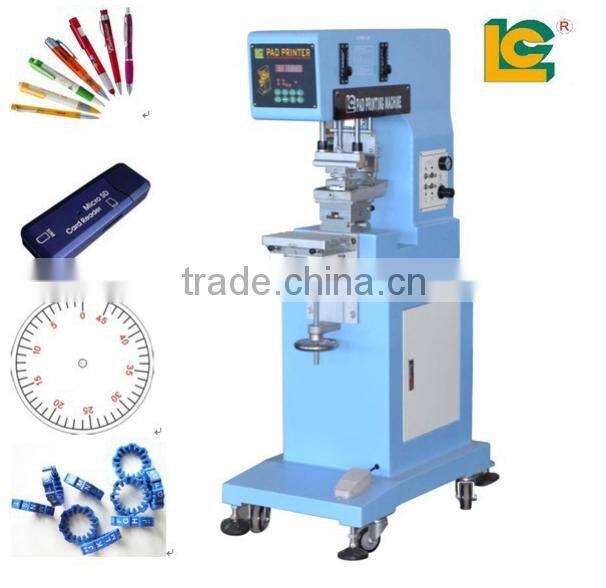 China pad printing machine for sunglasses, pen, lighter bottle LC-PM1-200