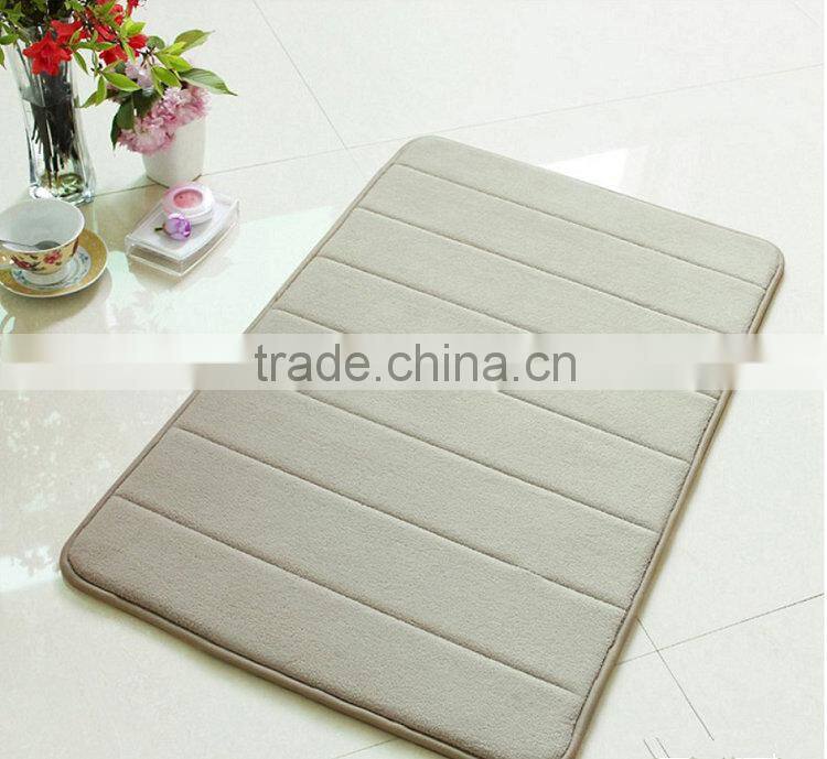 Classical Design bath mat changes color , cotton bath mat