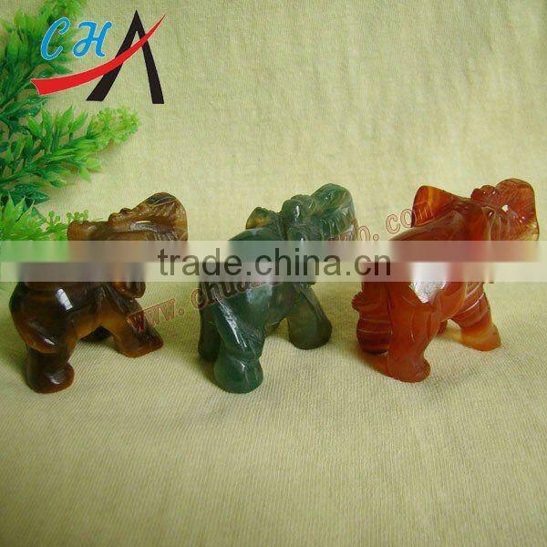 natural white turquoise gemstone animal carvings