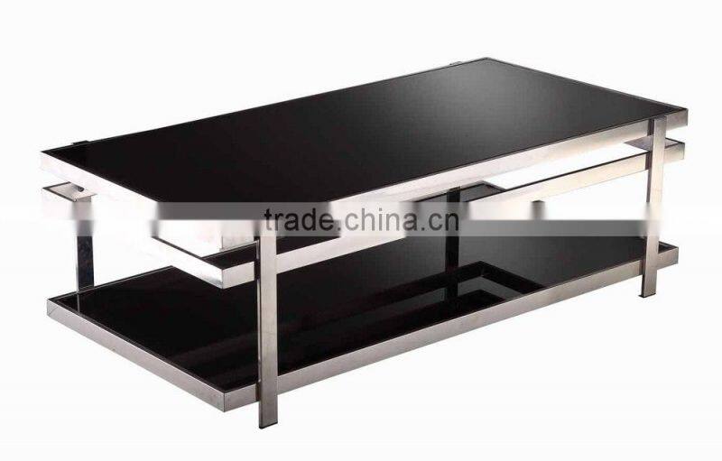 2016 OSHUJIAN cheap coffee glass table