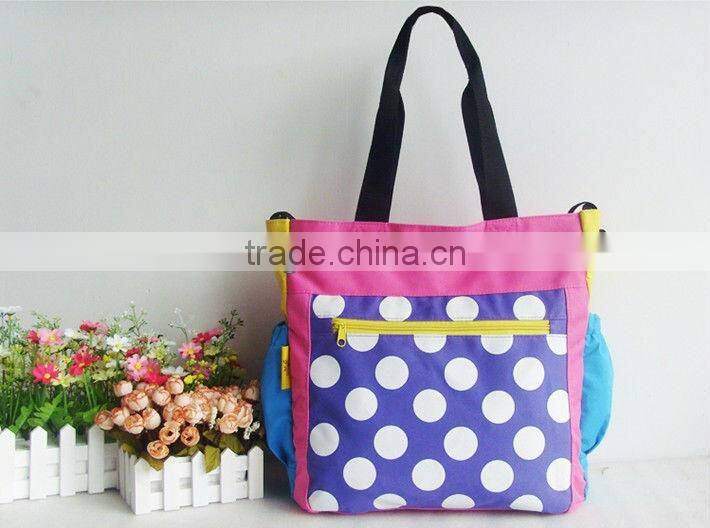 High quality functional polyester diaper bag