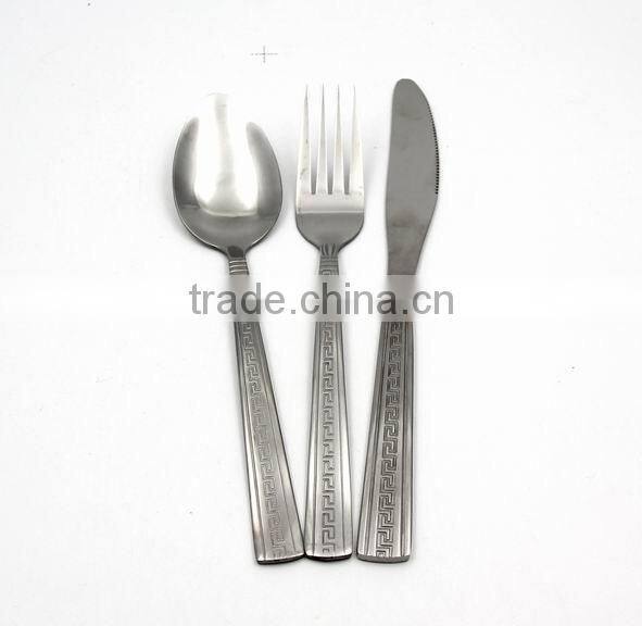 China completed 18-10 stainless steel flatware sets
