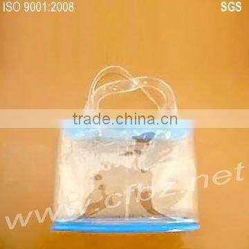 Clear plastic stationery bags with zipper