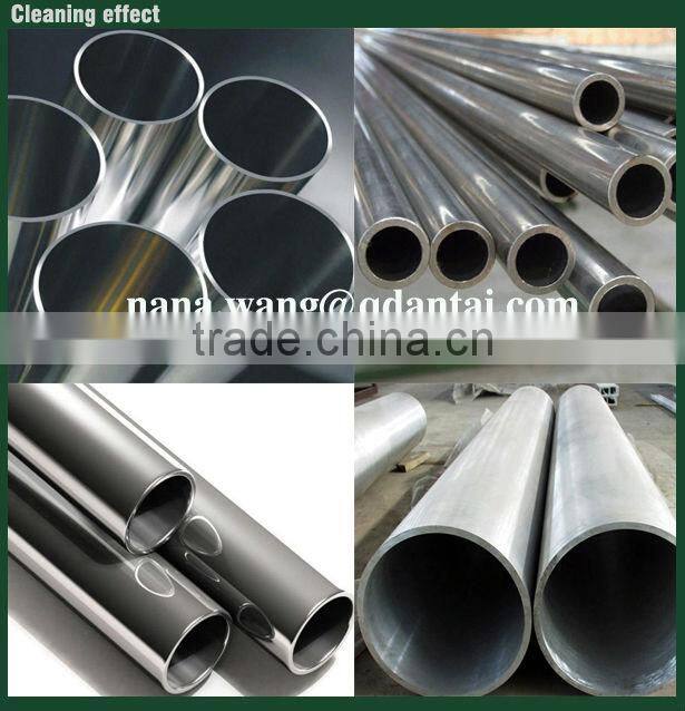 Steel pipe shot blasting clean-up machine