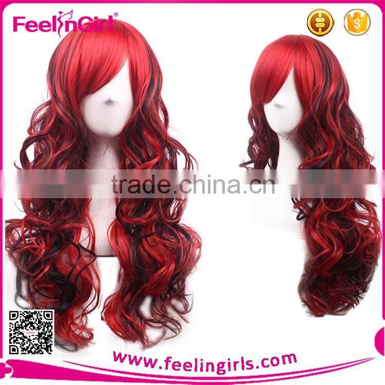 2016 Wholesale high quality short synthetic wig for girl