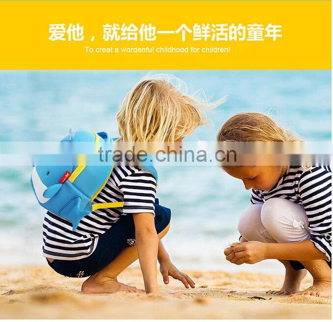 Environmental neoprene school bag ,light weight kids cartoon backpack