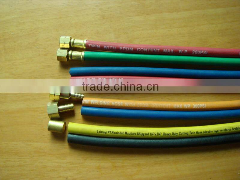Rubber Oxygen Hose/Acetylene hose/twin welding hose