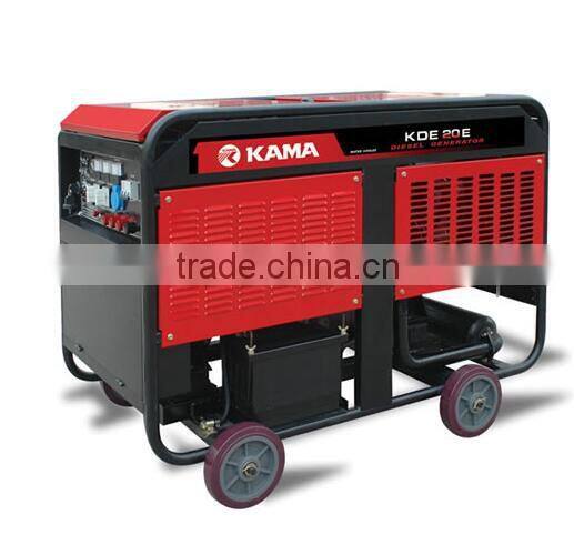 KAMA 18.75kva Single phase small diesel generator Open-frame type