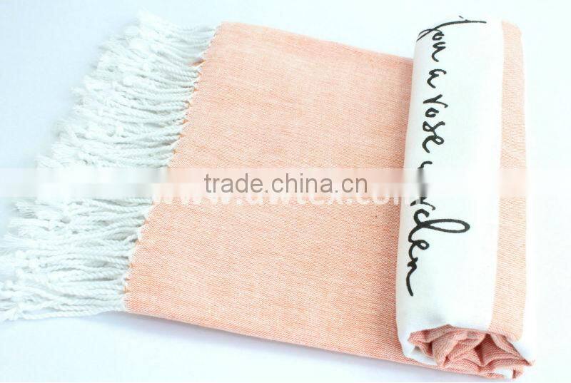 100% Cotton colorful woven stripe Hamam Towel