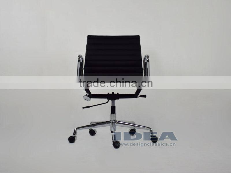 Replica EA117 Charles Office Chair - Black Color Genuine Leather