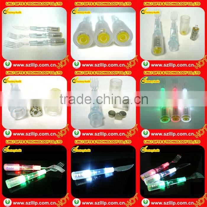OEM Kids LED Tableware With Light For Promotional
