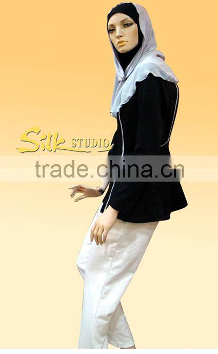 Long Sleeve Jersey Blouse Top