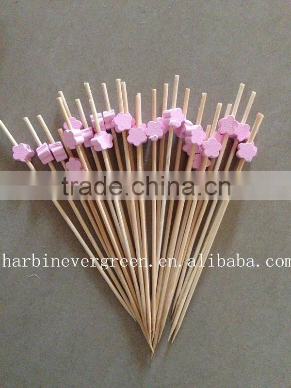 Decorative glitter floral picks,decorative food picks