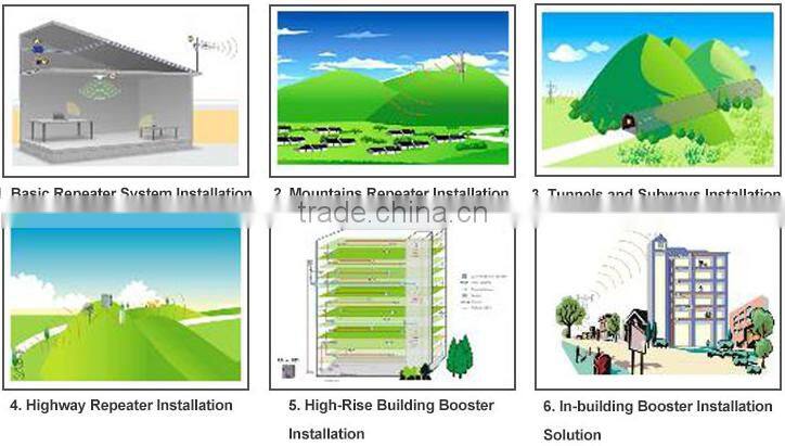 gsm 1800 high gain signal repeater outdoor rf amplifier