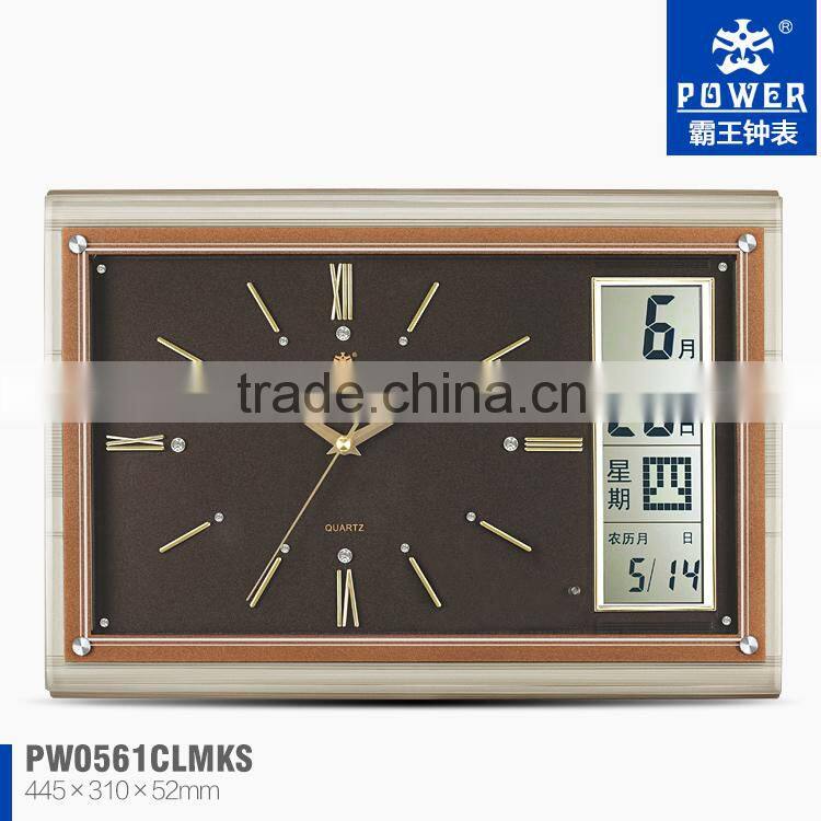 fashional design led clock wall clocks battery operated