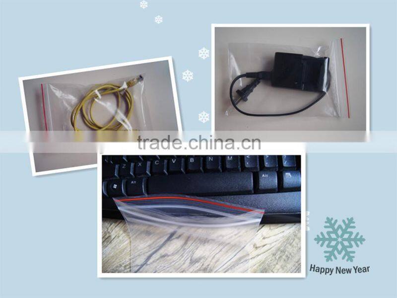 small hanging hole clear opp plastic bag