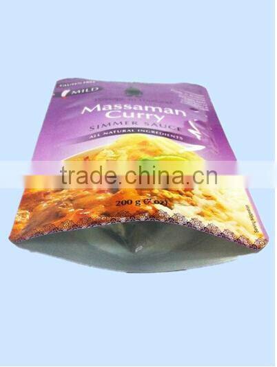 Plastic High Temperature Retort Food Pouch Bag