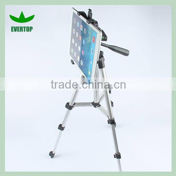Tourism Universal tablet tripod camera mount for ipad/adjustable tripod tablet camera mount for various tablet pc TS-LS14B