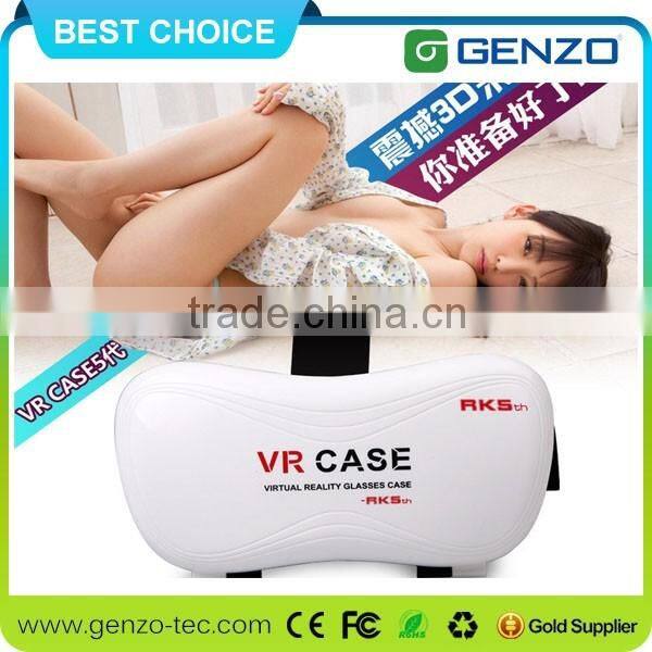 Cheap promotion cardboard box 3d vr glasses For 4~6 inch Smartphones