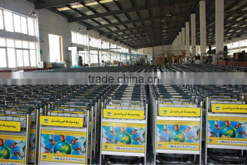 Airport luggage trolley cart fishing trolley