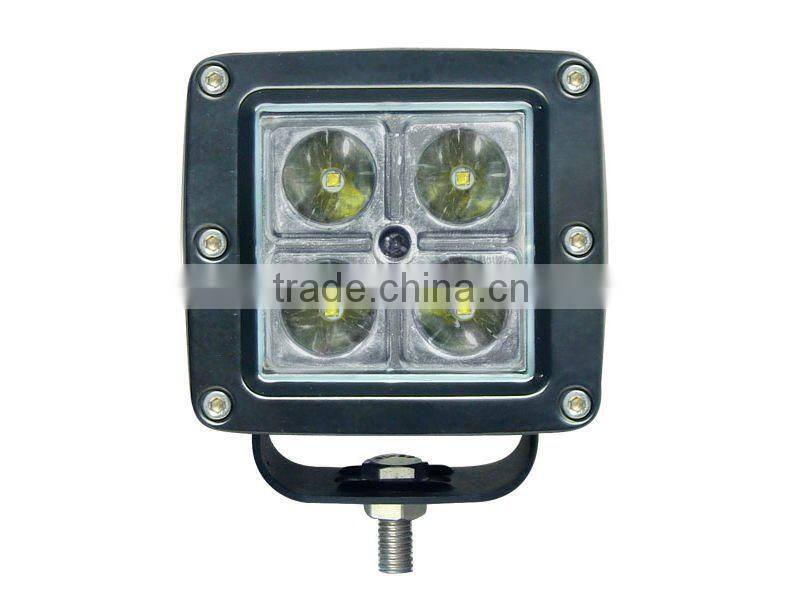 3" 16W Square LED Work Light CREE LED work lamp led spot light for motorcycles, ATV, SUV, 4wd