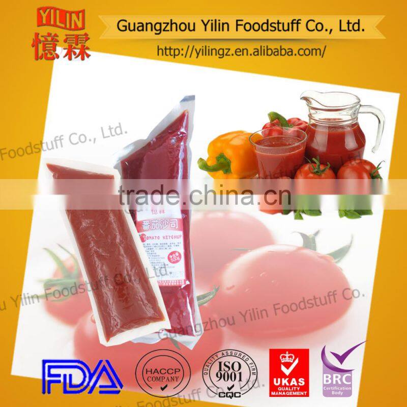 10g ketchup tomato sachet made in China