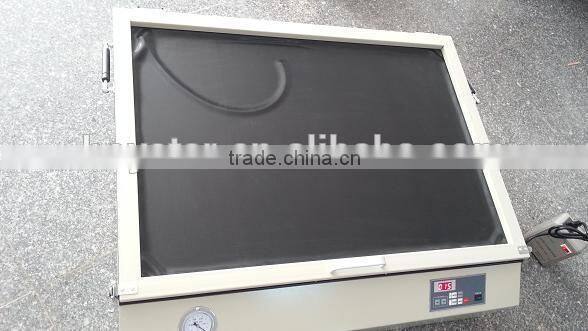 Tabletop vacuum UV exposure unit for screen printing frame