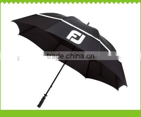High quality windproof auto open straight Golf umbrella and ODM for Promotional and Branded Golf Umbrellas