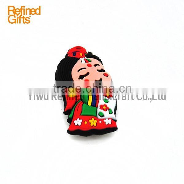 Cute Kids PVC Rubber Soft PVC Fridge Magnets accept bespoke korea style