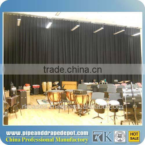 Aluminum motorized stage curtains track