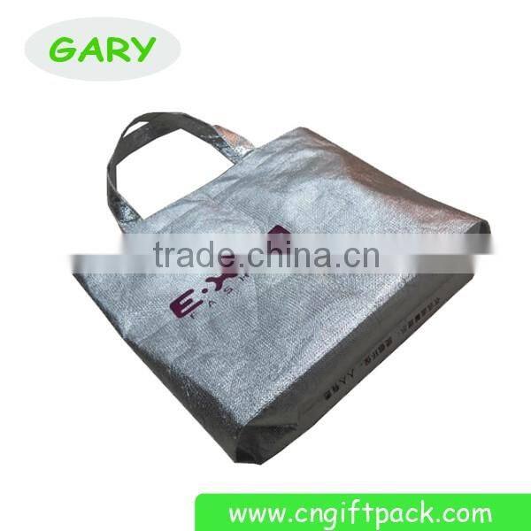 Silver Non Woven Garment Bag Non Woven Laminated Bag with Logo