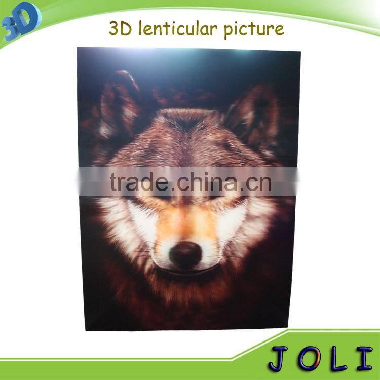 custom lenticular printing flip effect plastic 3D lenticular picture