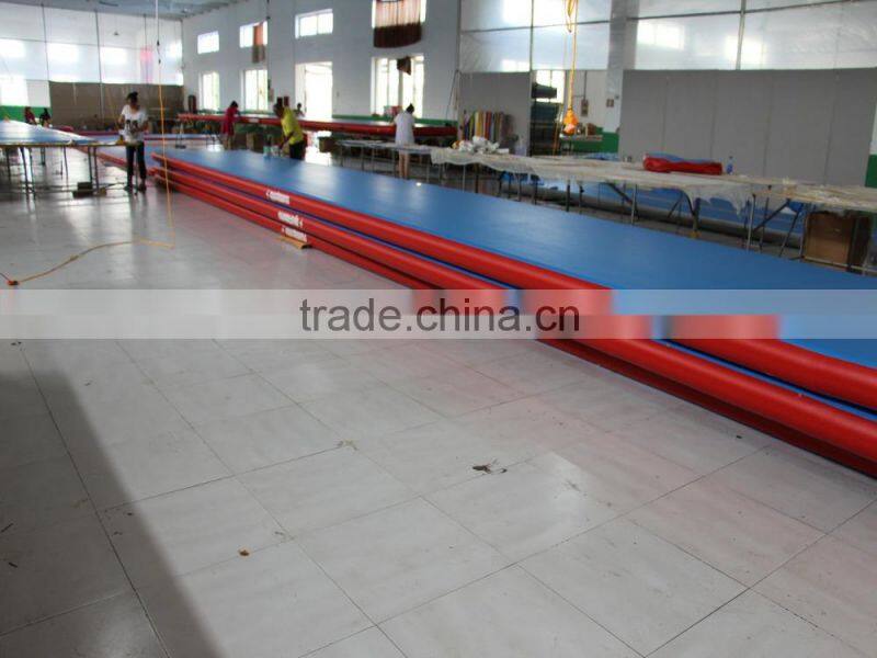 Gymnastics tumbl trak hot spot, small drop stitch air mat