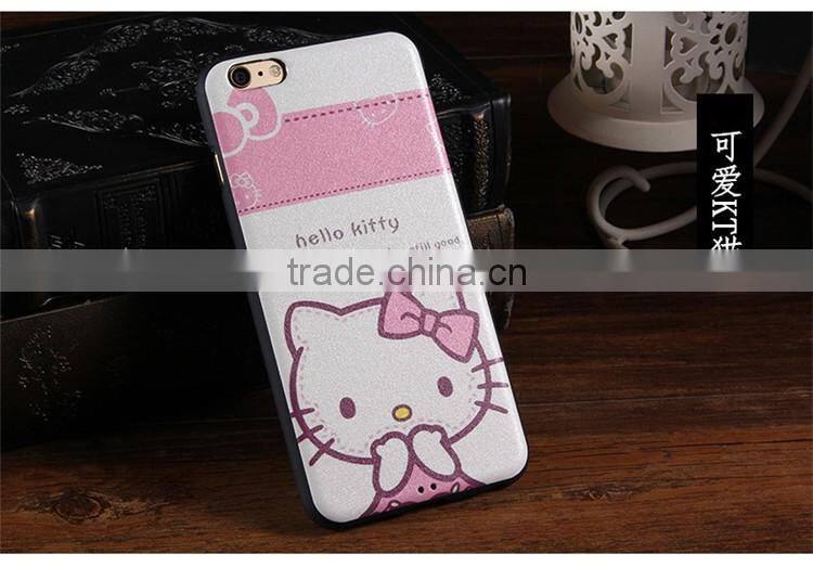 Colored drawing Flower Soft TPU Silk Skin case for iphone 6s plus/iphone 6