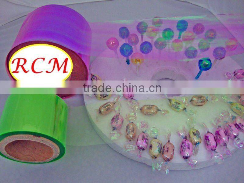 fluorescent film, candy packaging film, pvc twist film