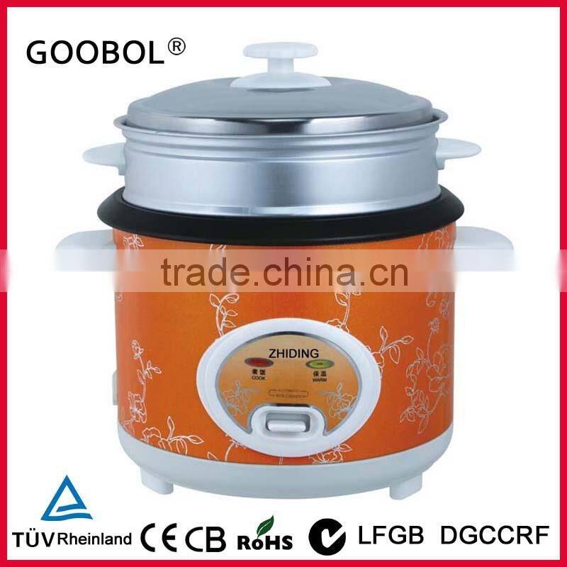 Cylinder Rice Cooker With Steamer & European Standard