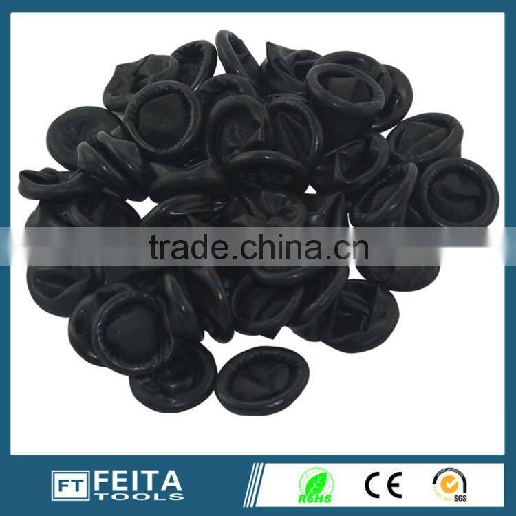 High Quality Black Latex Finger Cots ESD Natural Latex Finger Cots for Clean Room Used