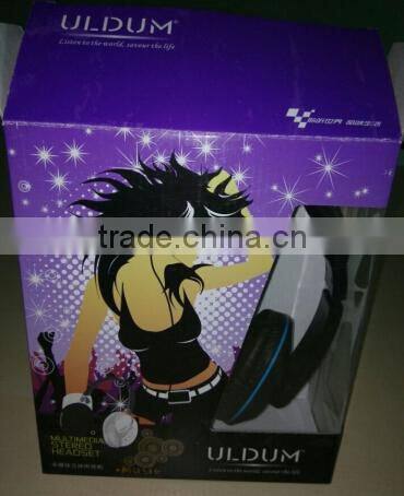 Uldum hot selling oem headphone factory, silent disco headphone