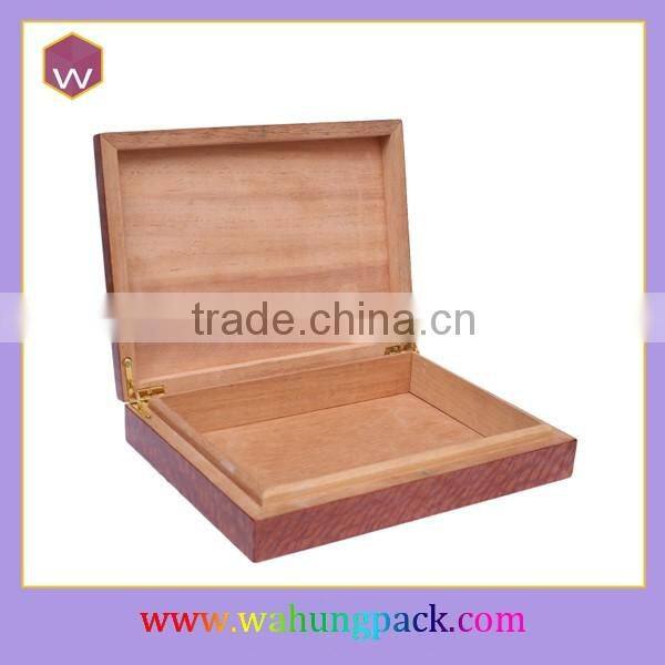 Cuban Solid Wood Humidor Cigar boxes With Empty Interior Design