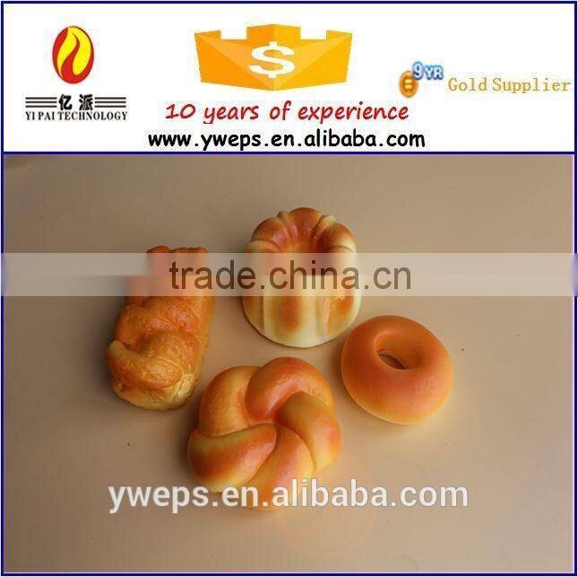 Plastic fake food model / artificial fake bread model show