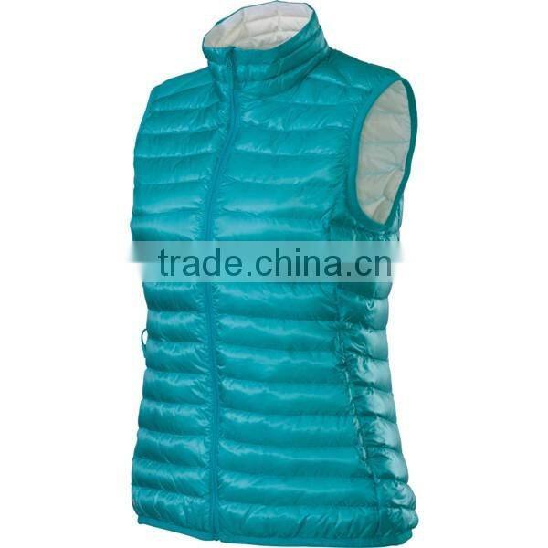 2014 New Design Super warm High quality Women Down Vest